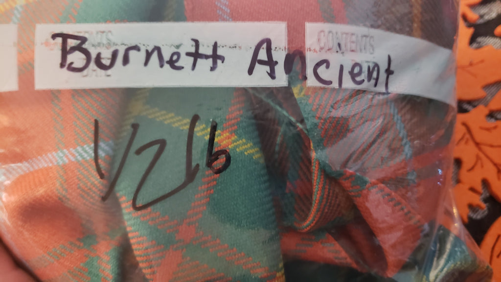 Burnett Ancient Tartan Scraps