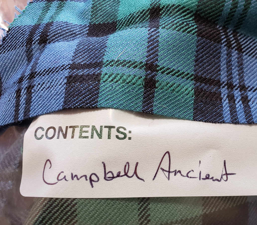 Campbell Ancient Tartan Scraps