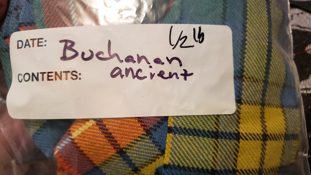 Buchanan Ancient Tartan Scraps