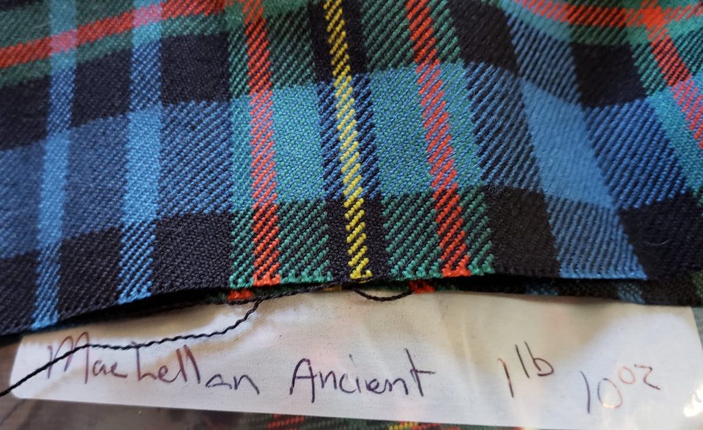 MacLellan Ancient Tartan Scraps
