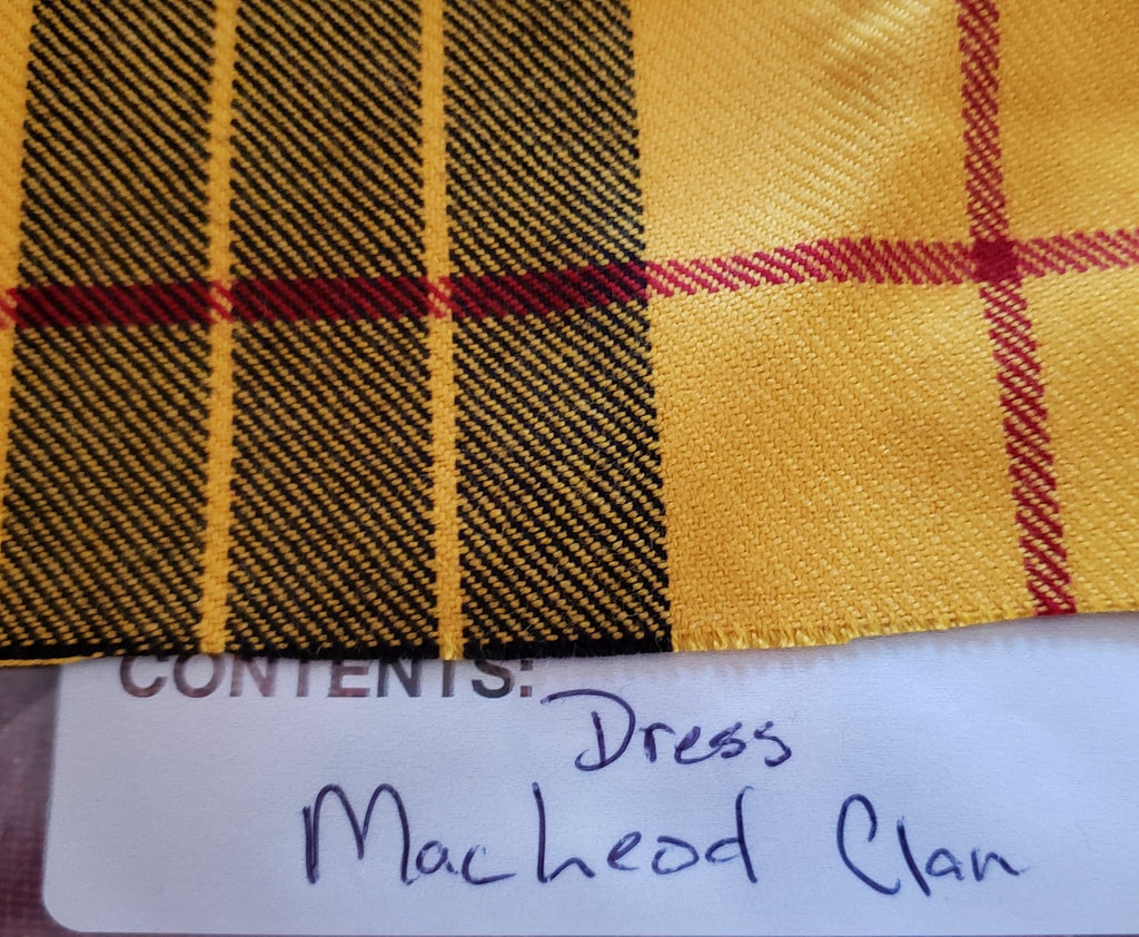 MacLeod Dress Tartan Scraps