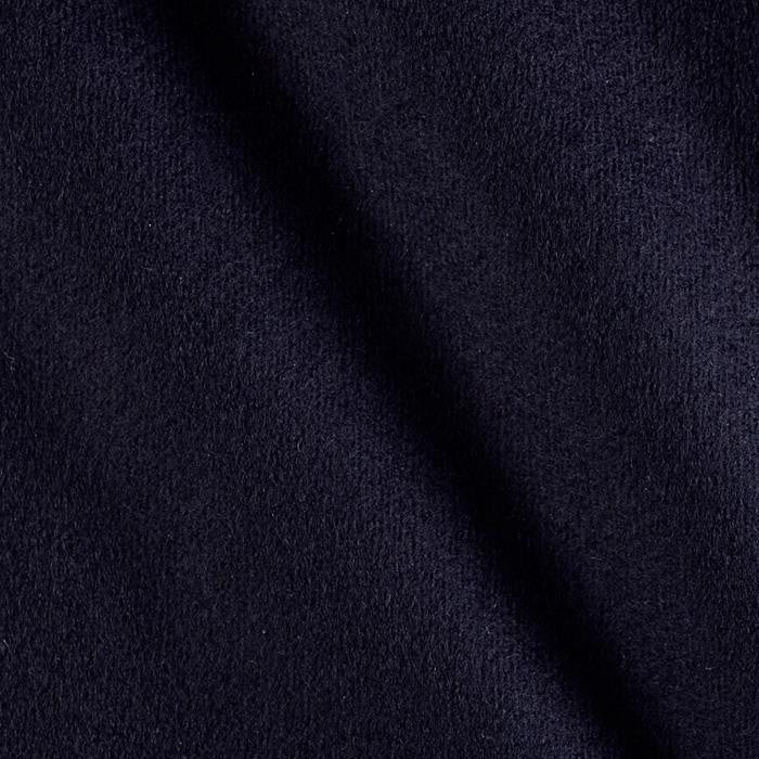 Navy Blue Melton Wool 