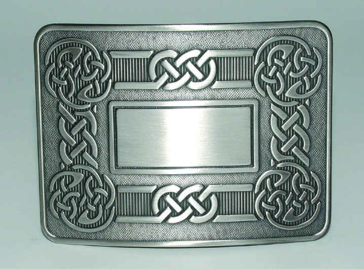 Celtic Swirl Belt Buckle Antique