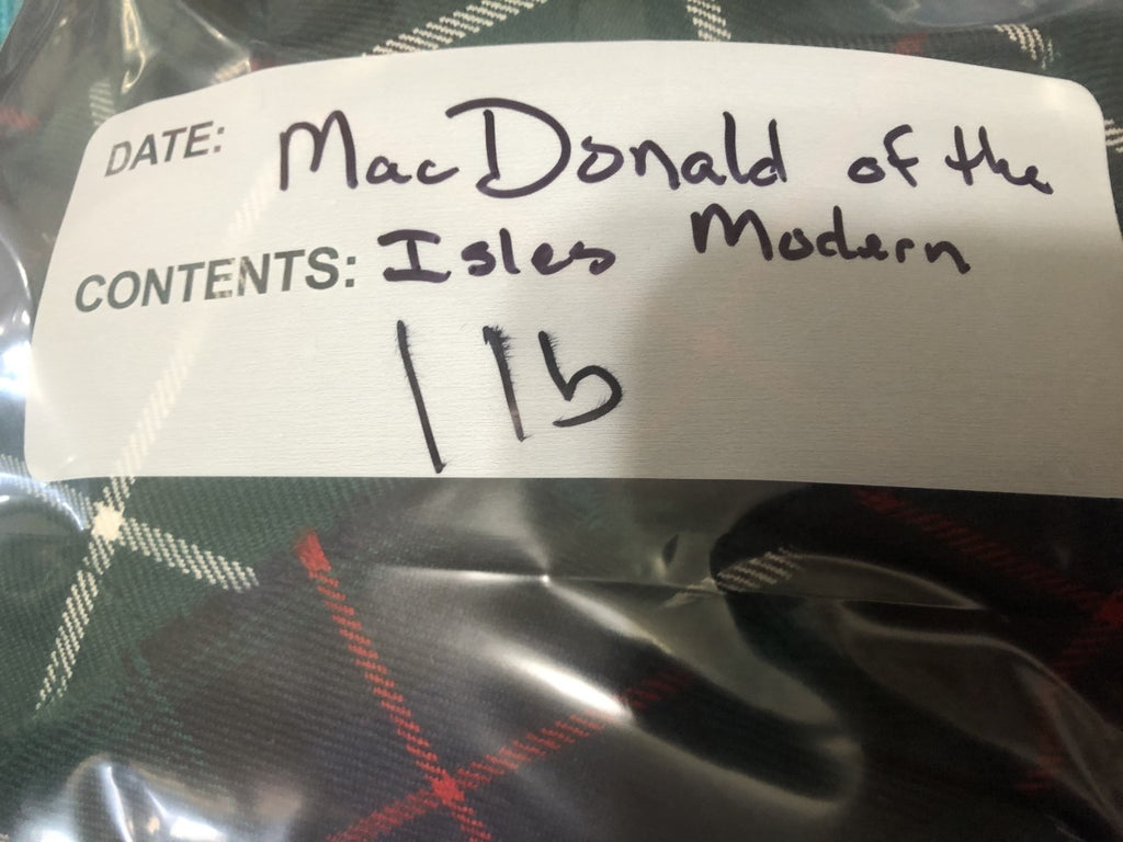MacDonald of the Isles Modern Tartan Scraps